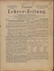 Posener Lehrer-Zeitung : Organ des Posener Provinzial-Lehrervereins, des Pestalozzi-Vereins f&uuml;r die Provinz Posen und des Wirtschaftsverbandes des Posener Lehrervereins. R. 9. 1900, nr 6