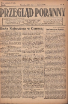 Przegląd Poranny: pismo niezależne i bezpartyjne 1922.01.06 R.2 Nr6