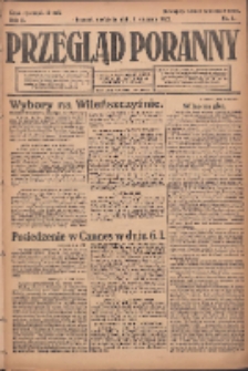 Przegląd Poranny: pismo niezależne i bezpartyjne 1922.01.08 R.2 Nr8