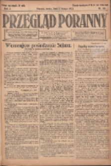 Przegląd Poranny: pismo niezależne i bezpartyjne 1922.02.01 R.2 Nr32