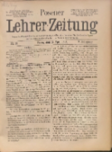 Posener Lehrer-Zeitung : Organ des Posener Provinzial-Lehrervereins, des Pestalozzi-Vereins f&uuml;r die Provinz Posen und des Wirtschaftsverbandes des Posener Lehrervereins. R. 5. 1896, nr 16