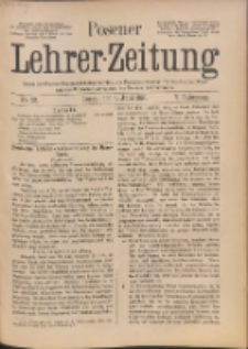 Posener Lehrer-Zeitung : Organ des Posener Provinzial-Lehrervereins, des Pestalozzi-Vereins f&uuml;r die Provinz Posen und des Wirtschaftsverbandes des Posener Lehrervereins. R. 5. 1896, nr 23