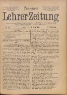 Posener Lehrer-Zeitung : Organ des Posener Provinzial-Lehrervereins, des Pestalozzi-Vereins f&uuml;r die Provinz Posen und des Wirtschaftsverbandes des Posener Lehrervereins. R. 5. 1896, nr 24