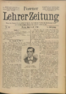 Posener Lehrer-Zeitung : Organ des Posener Provinzial-Lehrervereins, des Pestalozzi-Vereins f&uuml;r die Provinz Posen und des Wirtschaftsverbandes des Posener Lehrervereins. R. 5. 1896, nr 30