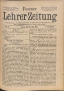 Posener Lehrer-Zeitung : Organ des Posener Provinzial-Lehrervereins, des Pestalozzi-Vereins f&uuml;r die Provinz Posen und des Wirtschaftsverbandes des Posener Lehrervereins. R. 5. 1896, nr 31