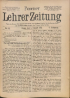 Posener Lehrer-Zeitung : Organ des Posener Provinzial-Lehrervereins, des Pestalozzi-Vereins f&uuml;r die Provinz Posen und des Wirtschaftsverbandes des Posener Lehrervereins. R. 5. 1896, nr 32