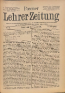 Posener Lehrer-Zeitung : Organ des Posener Provinzial-Lehrervereins, des Pestalozzi-Vereins f&uuml;r die Provinz Posen und des Wirtschaftsverbandes des Posener Lehrervereins. R. 5. 1896, nr 34