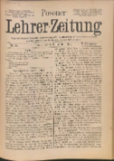 Posener Lehrer-Zeitung : Organ des Posener Provinzial-Lehrervereins, des Pestalozzi-Vereins f&uuml;r die Provinz Posen und des Wirtschaftsverbandes des Posener Lehrervereins. R. 5. 1896, nr 36