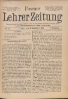 Posener Lehrer-Zeitung : Organ des Posener Provinzial-Lehrervereins, des Pestalozzi-Vereins f&uuml;r die Provinz Posen und des Wirtschaftsverbandes des Posener Lehrervereins. R. 5. 1896, nr 37