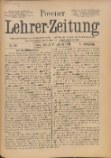 Posener Lehrer-Zeitung : Organ des Posener Provinzial-Lehrervereins, des Pestalozzi-Vereins f&uuml;r die Provinz Posen und des Wirtschaftsverbandes des Posener Lehrervereins. R. 5. 1896, nr 46