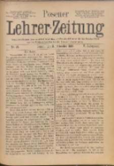 Posener Lehrer-Zeitung : Organ des Posener Provinzial-Lehrervereins, des Pestalozzi-Vereins f&uuml;r die Provinz Posen und des Wirtschaftsverbandes des Posener Lehrervereins. R. 5. 1896, nr 49