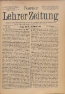 Posener Lehrer-Zeitung : Organ des Posener Provinzial-Lehrervereins, des Pestalozzi-Vereins f&uuml;r die Provinz Posen und des Wirtschaftsverbandes des Posener Lehrervereins. R. 5. 1896, nr 50