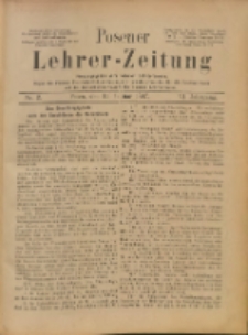 Posener Lehrer-Zeitung : Organ des Posener Provinzial-Lehrervereins, des Pestalozzi-Vereins f&uuml;r die Provinz Posen und des Wirtschaftsverbandes des Posener Lehrervereins. R. 6. 1897, nr 2