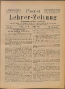 Posener Lehrer-Zeitung : Organ des Posener Provinzial-Lehrervereins, des Pestalozzi-Vereins f&uuml;r die Provinz Posen und des Wirtschaftsverbandes des Posener Lehrervereins. R. 6. 1897, nr 3