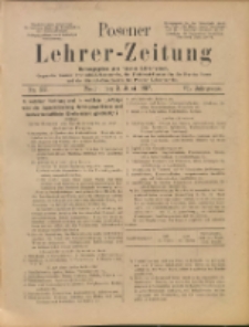 Posener Lehrer-Zeitung : Organ des Posener Provinzial-Lehrervereins, des Pestalozzi-Vereins f&uuml;r die Provinz Posen und des Wirtschaftsverbandes des Posener Lehrervereins. R. 6. 1897, nr 22