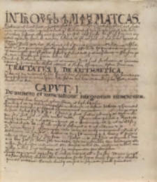3. „Introductio ad mathematicas”.