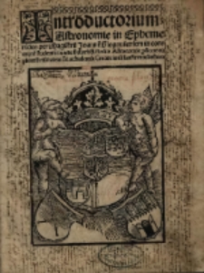 Introductorium Astronomie in Ephemerides