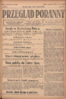 Przegląd Poranny: pismo niezależne i bezpartyjne 1922.03.18 R.2 Nr70