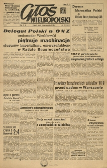 Głos Wielkopolski. 1950.10.06 R.6 nr275 Wyd.A