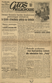 Głos Wielkopolski. 1950.10.07 R.6 nr276 Wyd.A