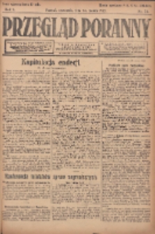 Przegląd Poranny: pismo niezależne i bezpartyjne 1922.03.23 R.2 Nr74
