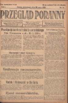 Przegląd Poranny: pismo niezależne i bezpartyjne 1922.03.27 R.2 Nr78