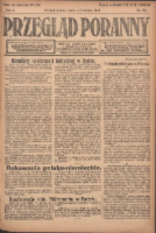 Przegląd Poranny: pismo niezależne i bezpartyjne 1922.04.01 R.2 Nr83
