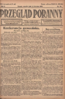 Przegląd Poranny: pismo niezależne i bezpartyjne 1922.04.11 R.2 Nr93