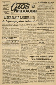 Głos Wielkopolski. 1950.01.24 R.6 nr23 Wyd.AB