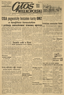 Głos Wielkopolski. 1950.08.14 R.6 nr222 Wyd.AB