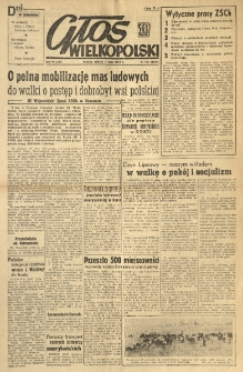 Głos Wielkopolski. 1950.07.04 R.6 nr182 Wyd.ABC