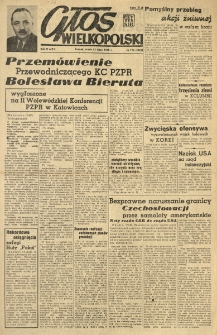 Głos Wielkopolski. 1950.07.12 R.6 nr190 Wyd.ABC