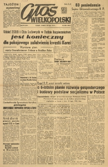 Głos Wielkopolski. 1950.07.20 R.6 nr198 Wyd.ABC