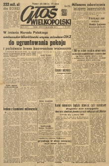 Głos Wielkopolski. 1950.10.01 R.6 nr270 Wyd.ABC