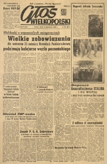 Głos Wielkopolski. 1950.10.03 R.6 nr272 Wyd.ABC