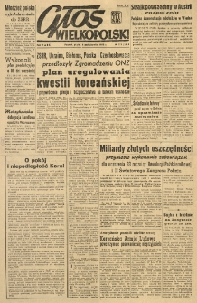 Głos Wielkopolski. 1950.10.06 R.6 nr275 Wyd.ABC
