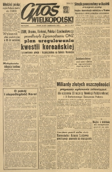 Głos Wielkopolski. 1950.10.06 R.6 nr275 Wyd.ABC