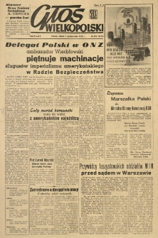Głos Wielkopolski. 1950.10.07 R.6 nr276 Wyd.ABC