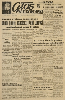 Głos Wielkopolski. 1950.10.31 R.6 nr300 Wyd.ABC
