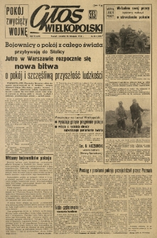 Głos Wielkopolski. 1950.11.16 R.6 nr316 Wyd.ABC
