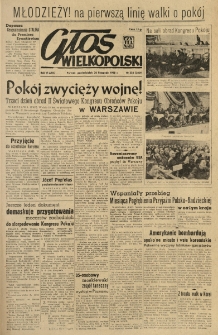 Głos Wielkopolski. 1950.11.20 R.6 nr320 Wyd.ABC