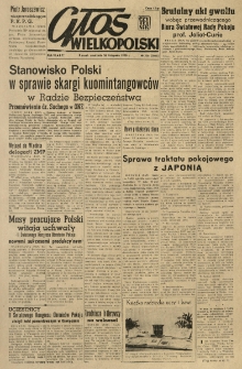 Głos Wielkopolski. 1950.11.26 R.6 nr326 Wyd.ABC