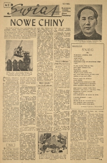 Świat. Ilustrowany dodatek tygodniowy Głosu Wielkopolskiego. 1950.01.15 R.5 nr2