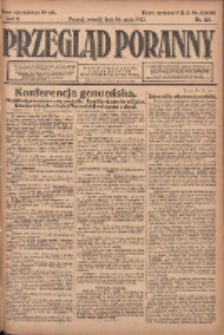 Przegląd Poranny: pismo niezależne i bezpartyjne 1922.05.16 R.2 Nr125