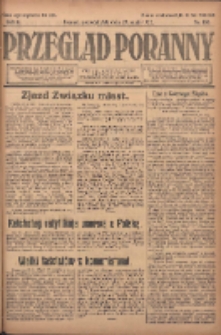 Przegląd Poranny: pismo niezależne i bezpartyjne 1922.05.29 R.2 Nr138