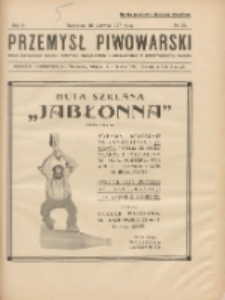 Przemysł Piwowarski : organ Centr. Związku Przemysłu Piwowarskiego i Słodowniczego w Rzeczypospolit. Polskiej 1927.06.18 R.5 Nr25
