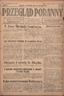 Przegląd Poranny: pismo niezależne i bezpartyjne 1922.06.26 R.2 Nr165