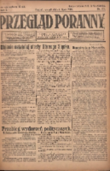 Przegląd Poranny: pismo niezależne i bezpartyjne 1922.07.04 R.2 Nr173
