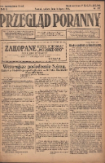 Przegląd Poranny: pismo niezależne i bezpartyjne 1922.07.08 R.2 Nr177
