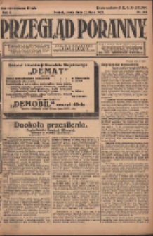 Przegląd Poranny: pismo niezależne i bezpartyjne 1922.07.12 R.2 Nr181